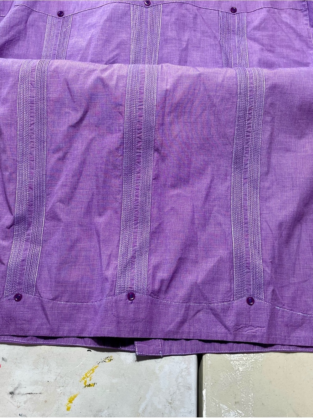 Men's Purple D’accord Italy Shirt - Classic Button-Down - Picture 5 of 5